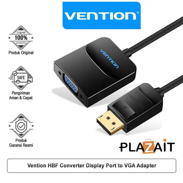 Vention HBF Converter Display Port to VGA Adapter 1080P HD