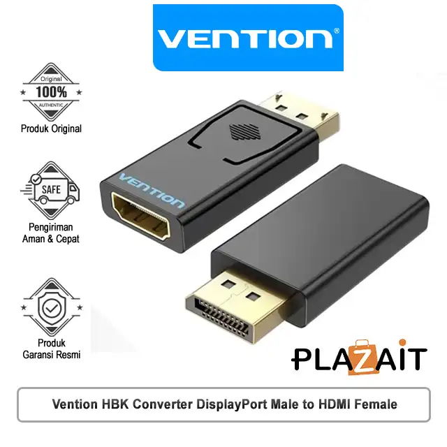 Vention HBK Converter DisplayPort Male to HDMI Female Adapter