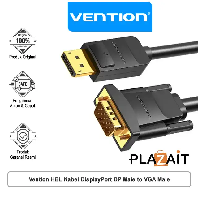 Vention HBL Kabel DisplayPort DP Male to VGA Male - 1.5M
