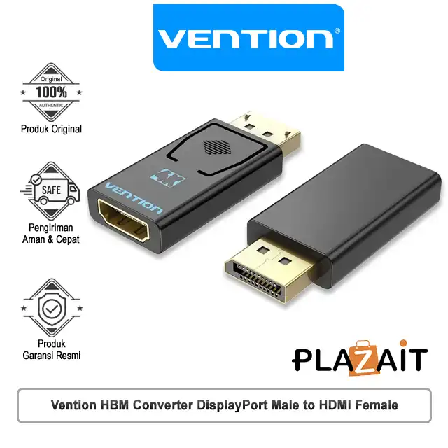 Vention HBM Converter DisplayPort Male to HDMI Female Adapter