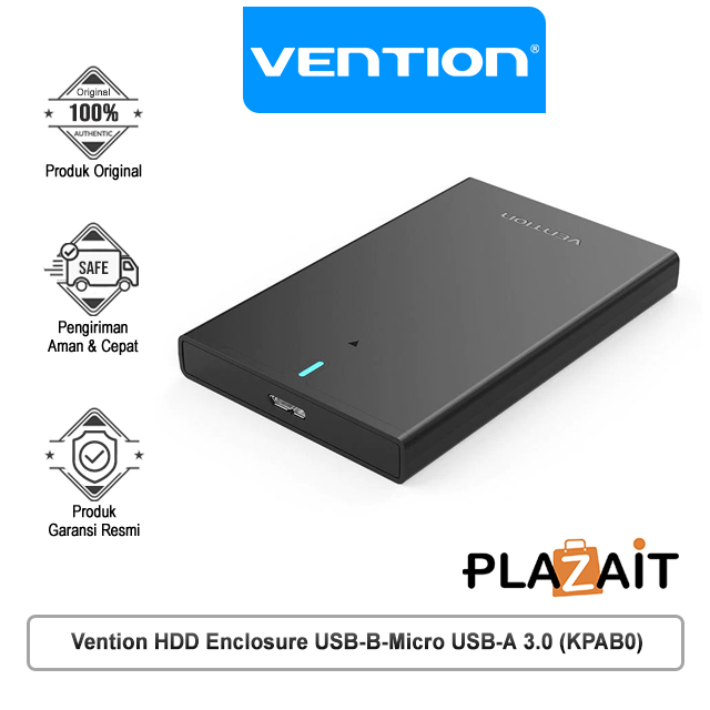 Vention KPA HDD Enclosure Case USB-B-Micro USB-A 3.0 SATA