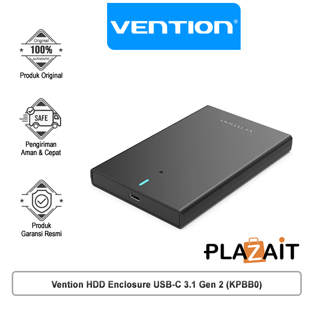 Vention KPB HDD Enclosure Case USB-C 3.1 Gen 2 SATA