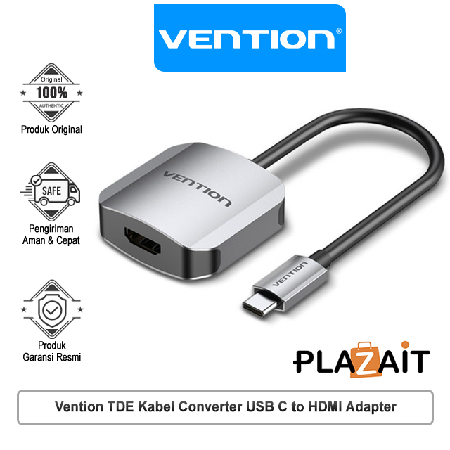 Vention TDE Kabel Converter USB-C to HDMI Adapter 4K