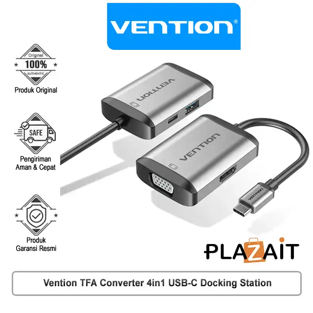 Vention TFA Converter 4in1 USB-C Docking Station