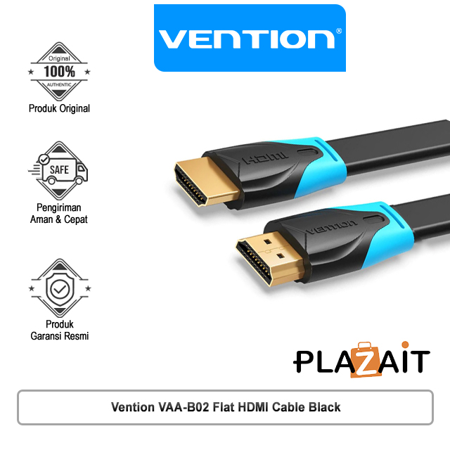 Vention VAA-B02 Kabel HDMI Flat Male to Male - Black
