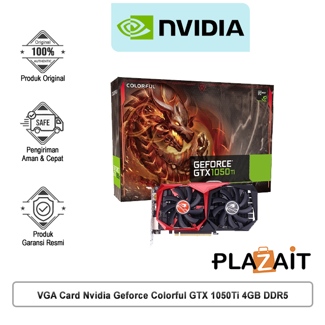 VGA Card Nvidia Geforce Colorful GTX 1050Ti 4GB DDR5