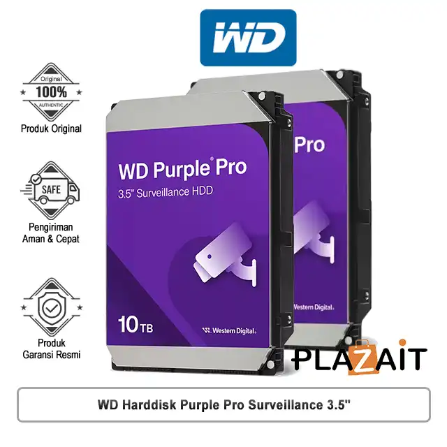 WD Harddisk Internal Purple Pro Surveillance 3.5"
