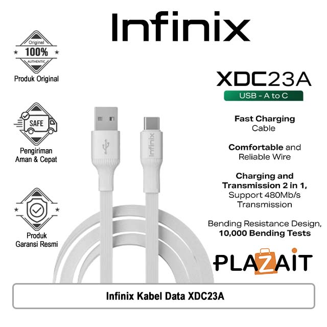 Infinix Kabel Data XDC23A USB A to C - Bucket 30 Line 5 Color