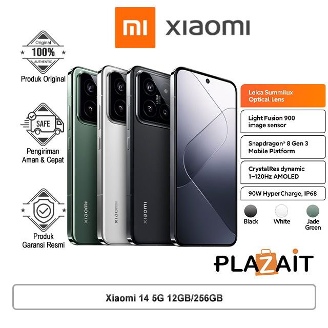 Xiaomi 14 5G Snapdragon 8 Gen 3 12GB/256GB - Garansi Resmi
