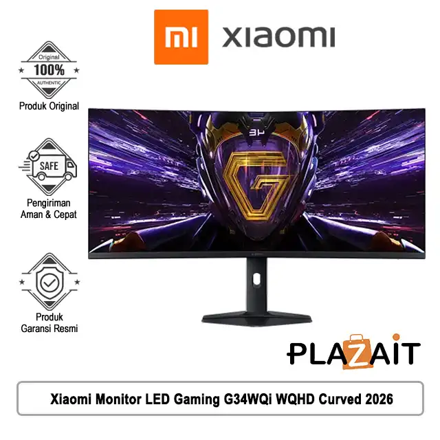 Xiaomi Monitor LED Gaming G34WQi 34 Inch WQHD Curved 2026