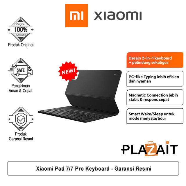 Xiaomi Pad 7/7 Pro Keyboard - Garansi Resmi