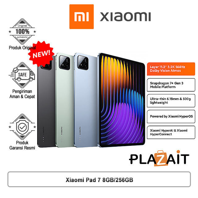 Xiaomi Pad 7 8GB/256GB - Garansi Resmi