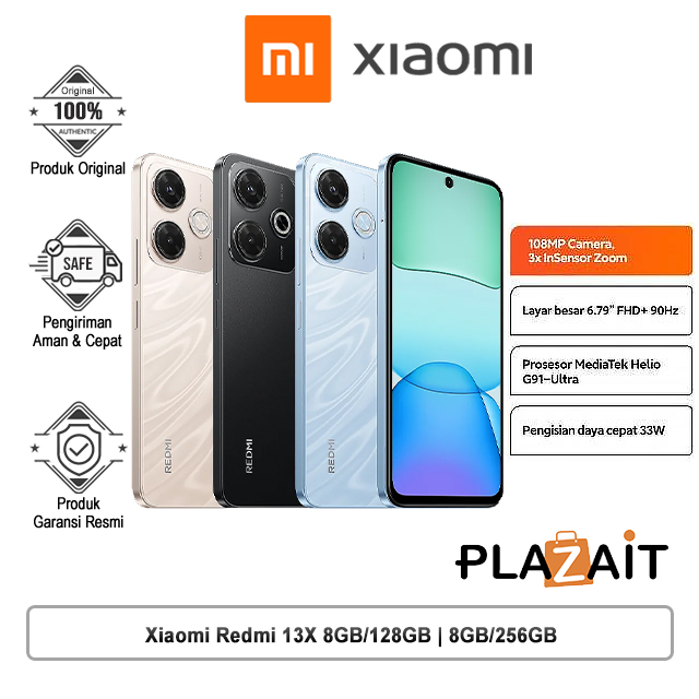 Xiaomi Redmi 13X 8GB/128GB | 8GB/256GB - Garansi Resmi