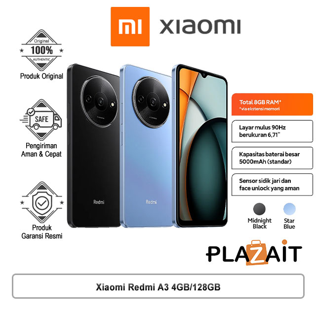 Xiaomi Redmi A3 LTE 4GB/128GB - Garansi Resmi