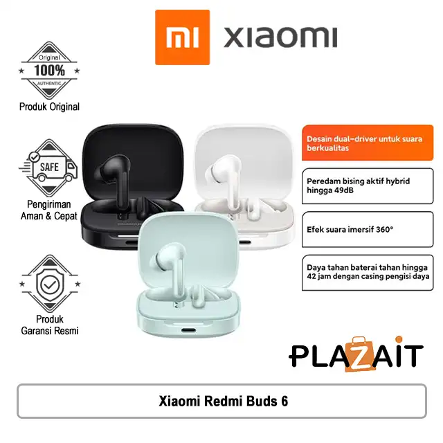 Xiaomi Redmi Buds 6 - Garansi Resmi