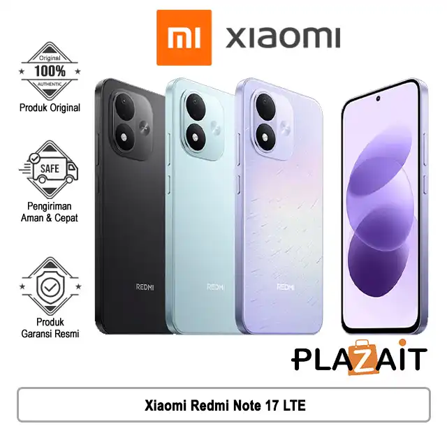 Xiaomi Redmi Note 17 LTE 6GB/128GB | 6GB/256GB - Garansi Resmi
