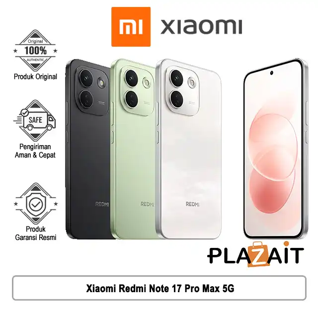Xiaomi Redmi Note 17 Pro Max 5G 8GB/256GB | 8GB/512GB - Garansi Resmi