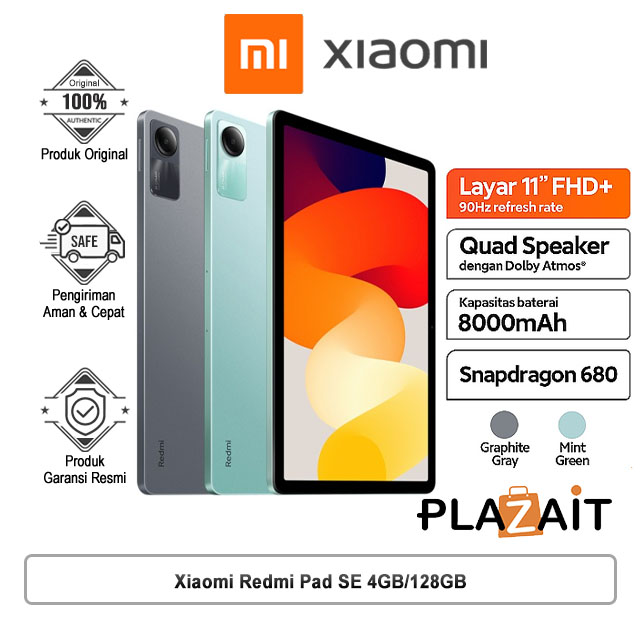 Xiaomi Redmi Pad SE 4GB/128GB - Garansi Resmi