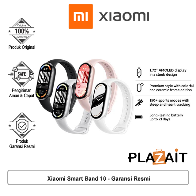 Xiaomi Smart Band 10 - Garansi Resmi