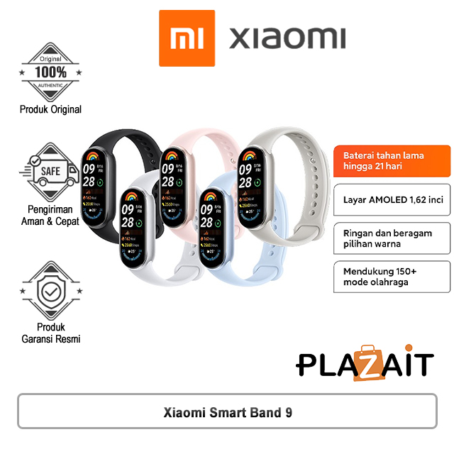 Xiaomi Smart Band 9 - Garansi Resmi
