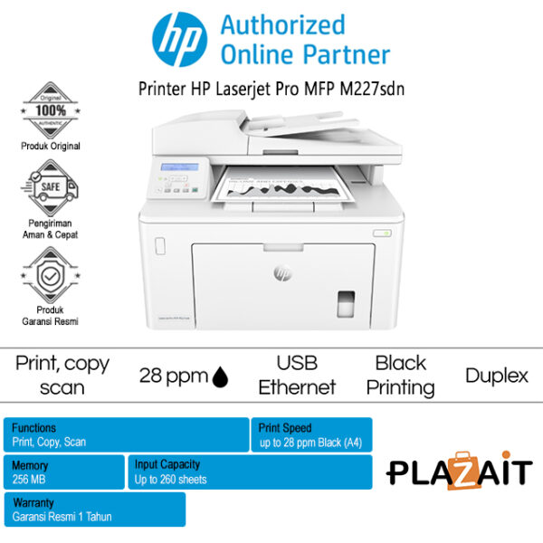 Printer Hp Laserjet Pro Mfp M227sdn