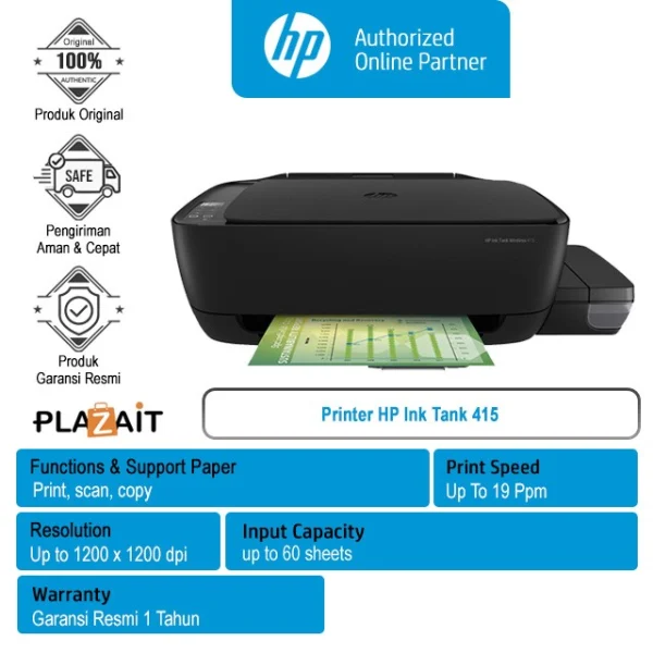 HP Ink Tank 415 All in One