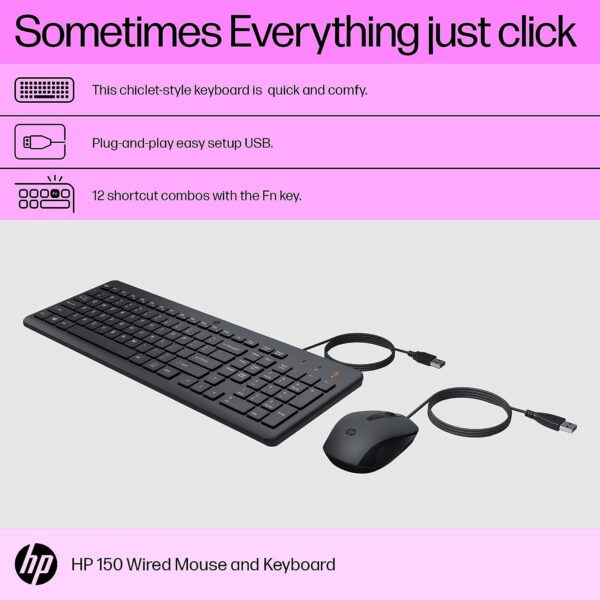 Keyboard Mouse Hp 150 2