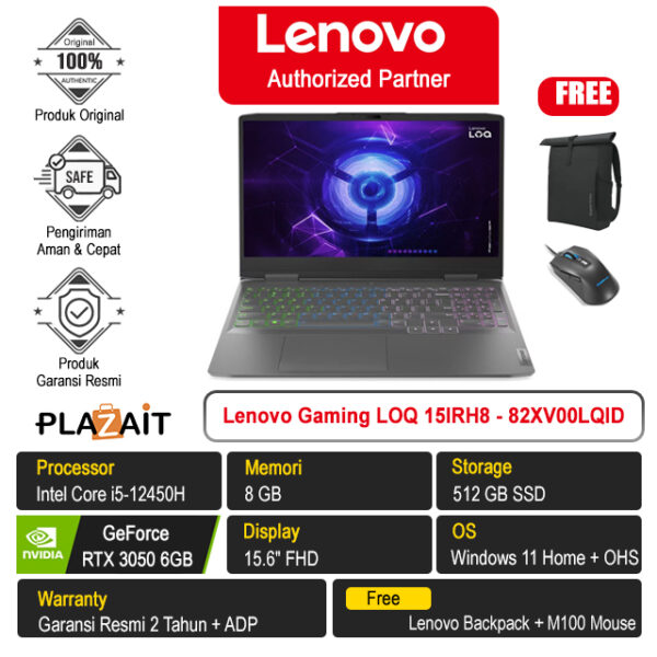 Lenovo Loq 15irh8 82xv00lqid