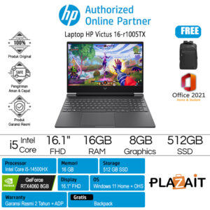 Laptop Hp Victus 16 R1005tx 9p5b4pa